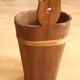 Handmade handpainted wooden umbrella stand - Vintage