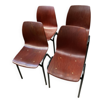 Set of 4 Paghole-Pagwood chairs