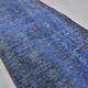 Small Blue Vintage Handknotted Rug