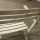 Garden furniture table and 4 armchairs 60's in its juice