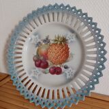 Dish with fruit patterns