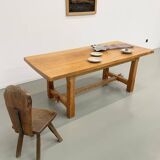 2m solid elm farmhouse table