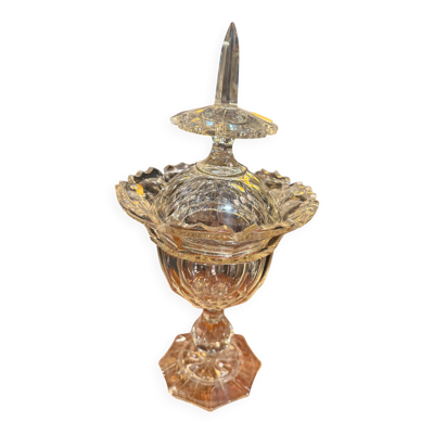 Pot à biscuit en cristal