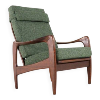 De Ster armchair men's model - dutch mid century modern design in teak