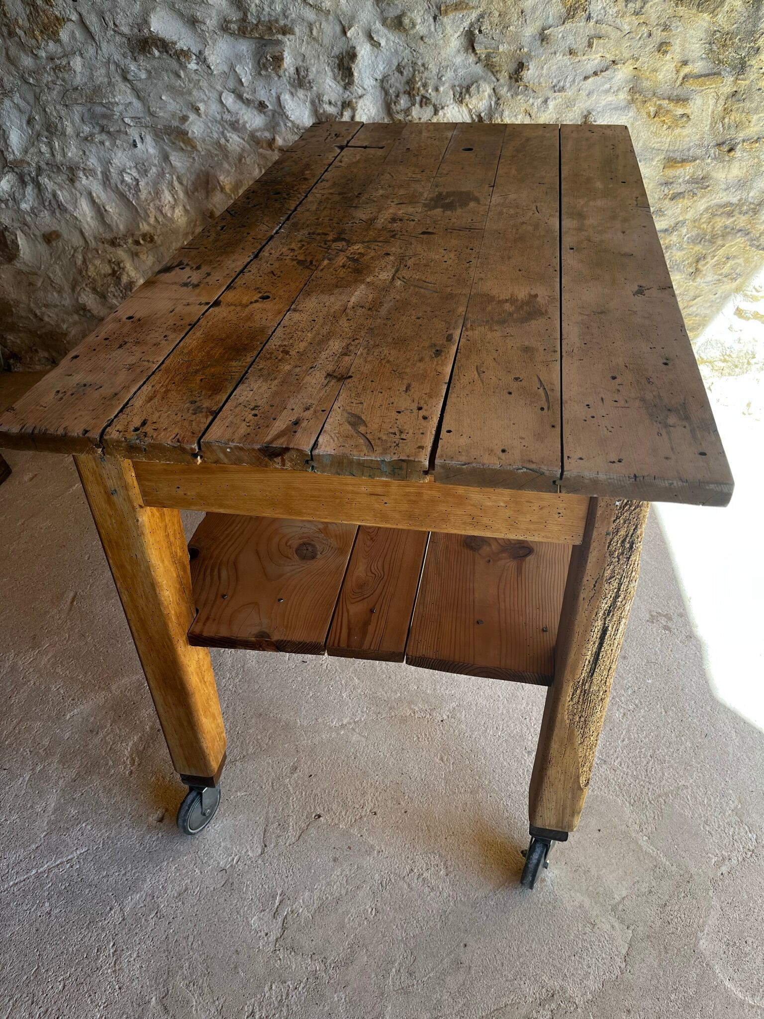 Old kitchen island/central workbench