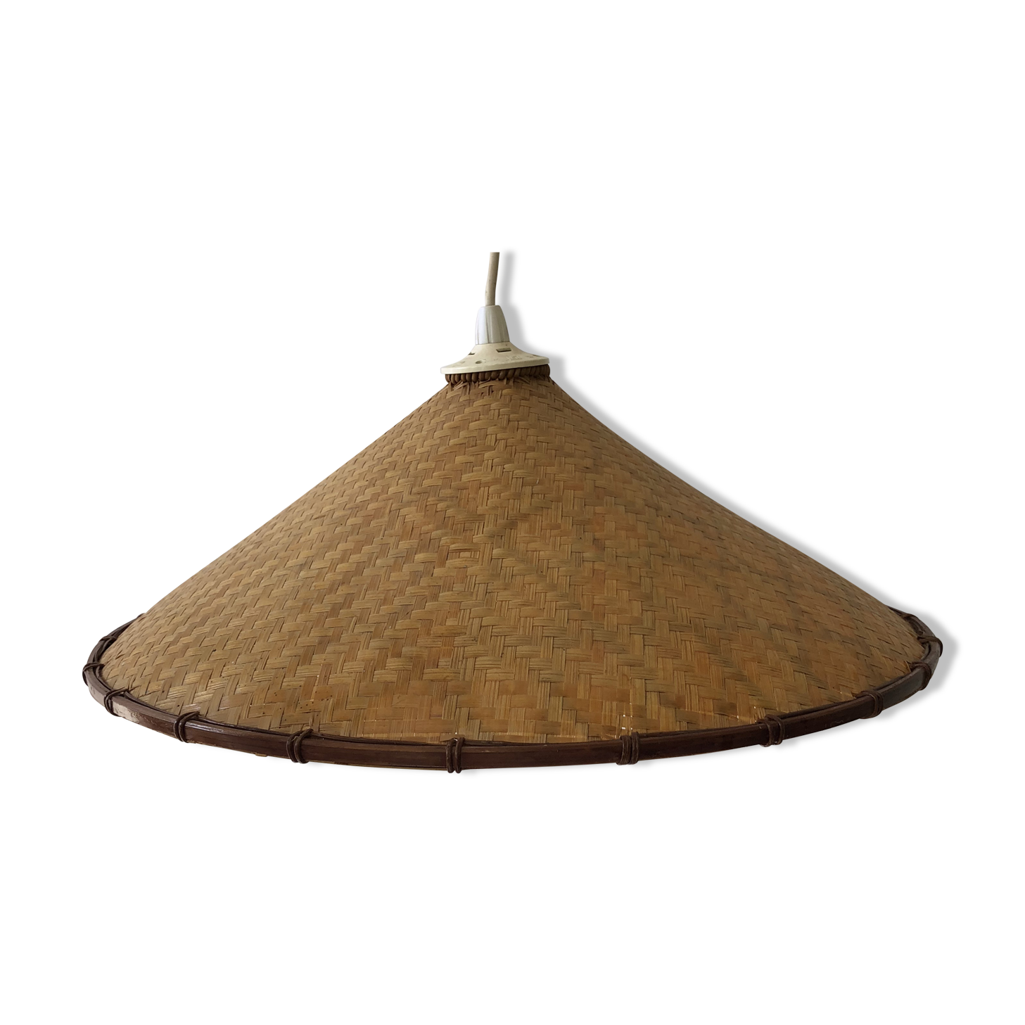 Vintage rattan suspension