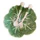 Vintage cabbage bowl and ceramic salad cutlery