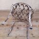 Fauteuil de jardin XIX° en fer forgé