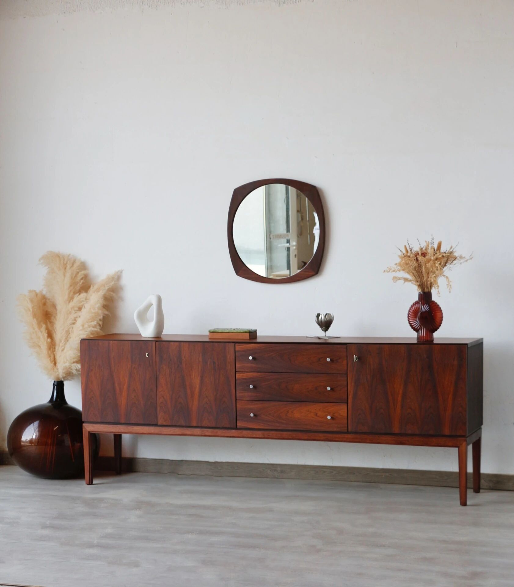Enfilade vintage rosewood Palette Sideboard (1970)