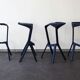Pair of Miura stools by Konstantin Grcic for Plank, Italy