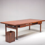 Mid-Century Modern Jacaranda Itamaraty Desk by Sergio Rodrigues for Oca, Brazil, 1960s