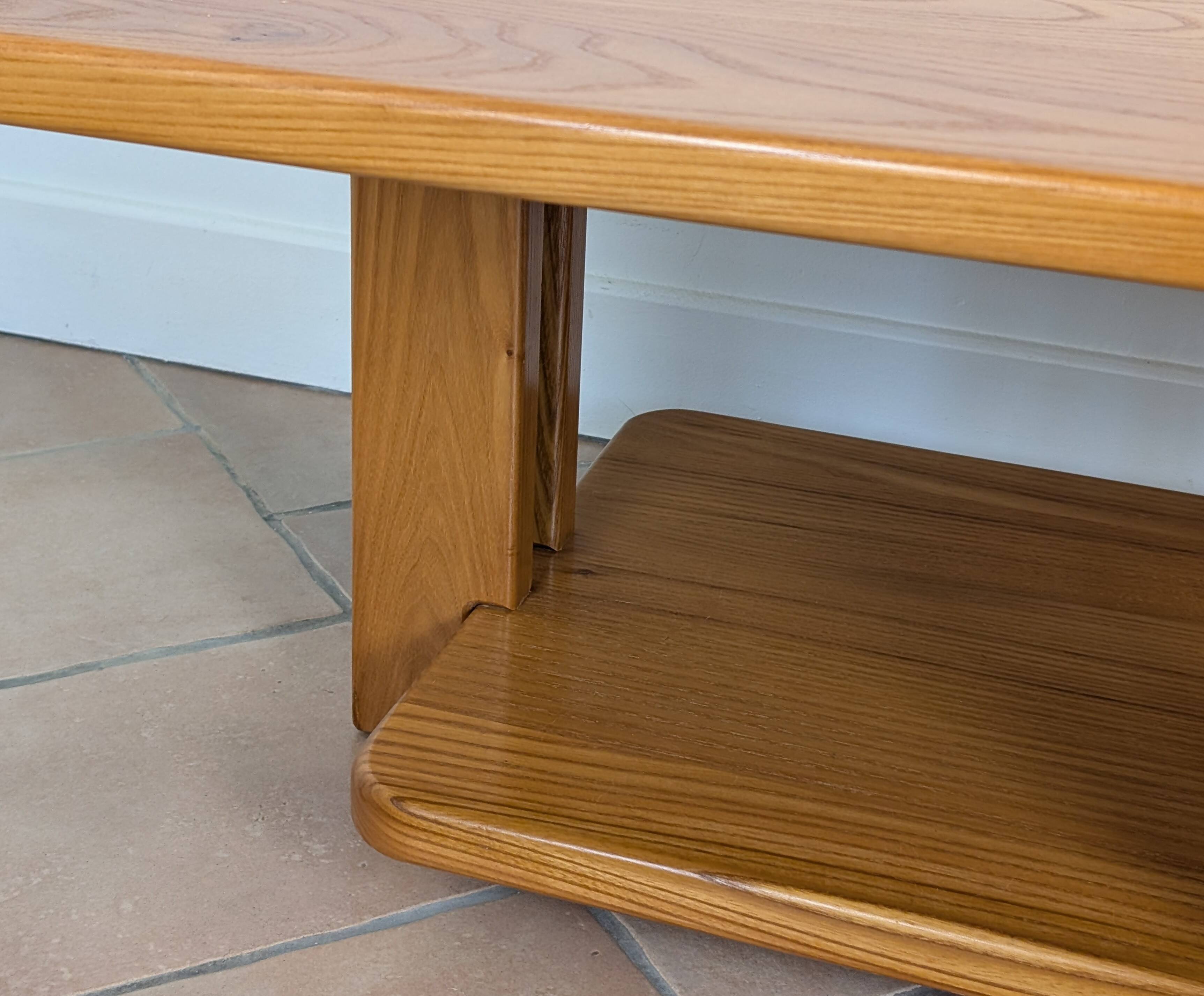 Table basse en orme 80'