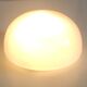 Ceiling lamp half-globe opaline, 60s/70s