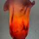Lampe fer forgé tulipe Art Déco