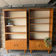 Bibliothèque vintage scandinave en teck, 1970