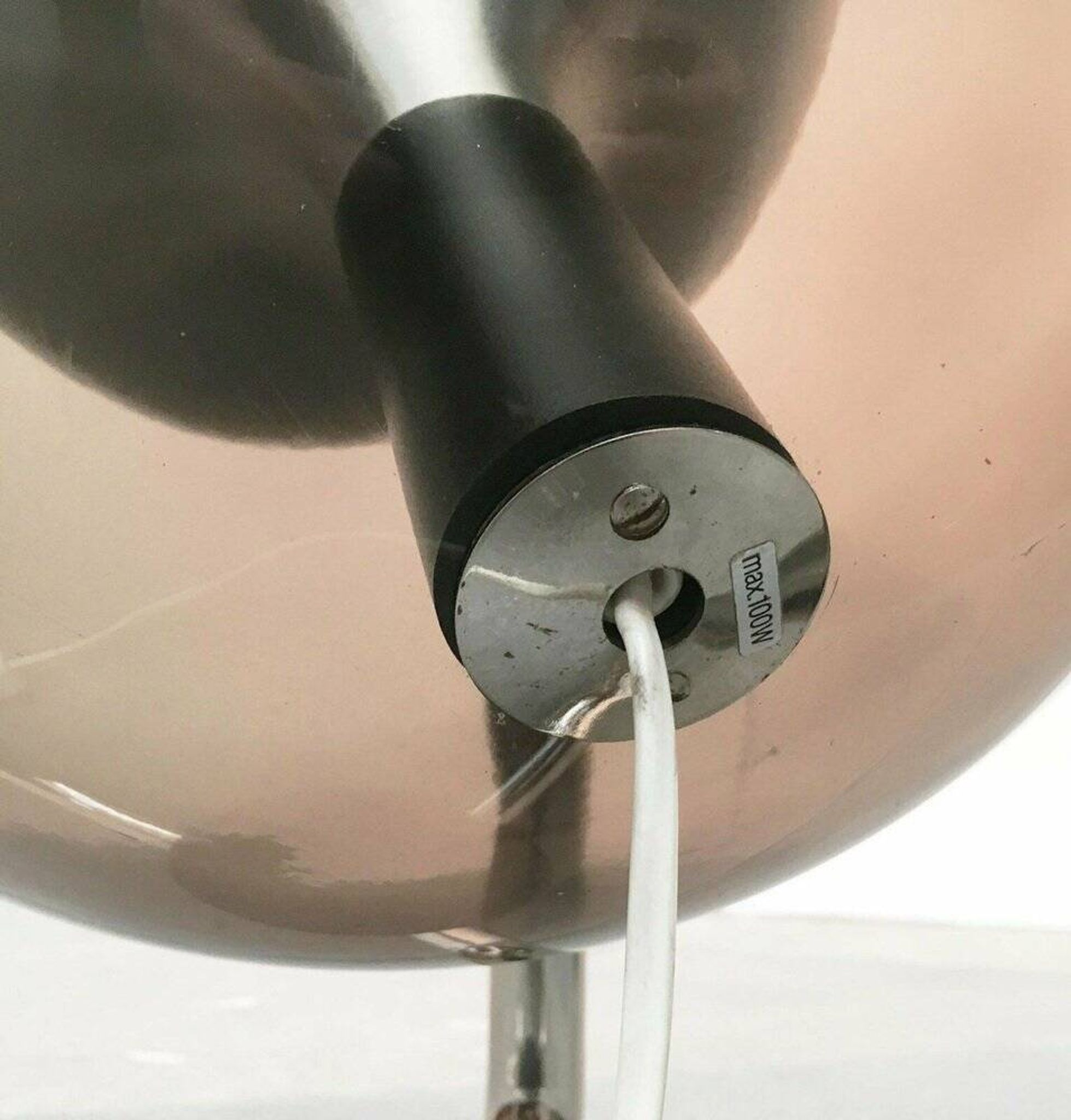 Lampe sur pied globe de l'ère spatiale suisse de milieu du siècle Type 56 de Temde, années 1960