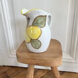 Ceramic lemon pitcher