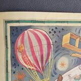 Air france poster - tai - planisphere map