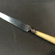 Lot of 12 old vintage melted steel table knives
