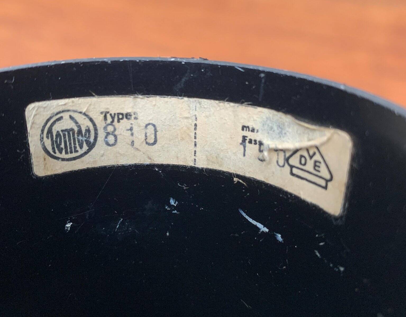 Copper pendant lamp Swiss type 810 modern mid-century by Hans Zender for Temde