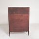 Mahogany display cabinet with marble top, 1920s