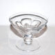 Series of 4 Champagne glasses Marne crystal cut 1920 by St. Louis