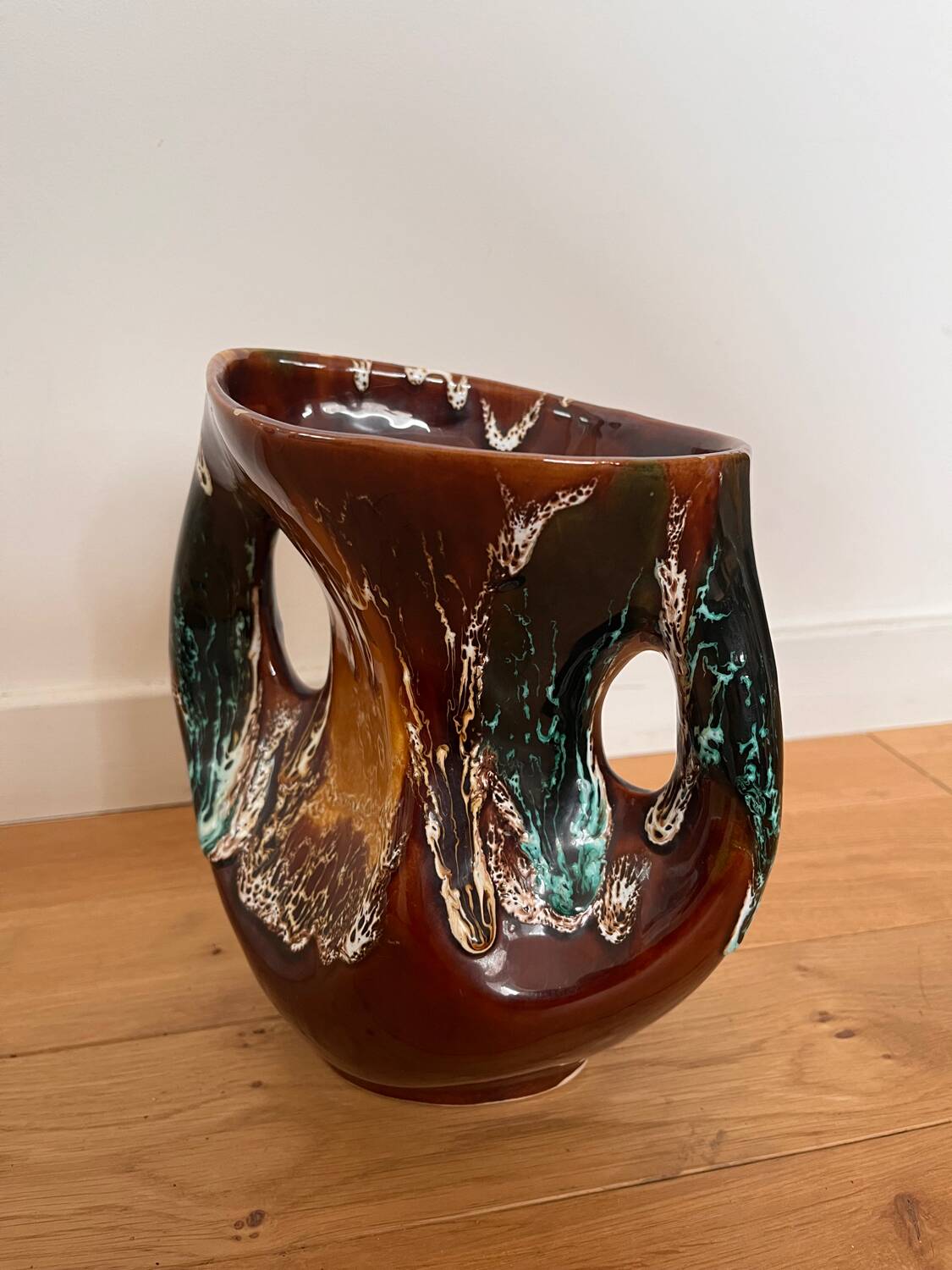 Vallauris ceramic vase from the 50s