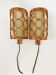 Mid-Century Rattan Wall Sconces — Louis Sognot Style