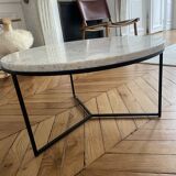 Side table stone top