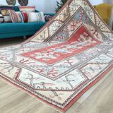Turkish Rug, Vintage Area Rug, 205 x 311 cm, Handmade Rug, RK 8359