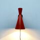 Mid-Century Diabolo Wall Lamps, 1960s, Set of 2