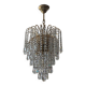70s crystal tassel cascade chandelier