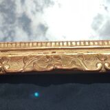Old golden mirror