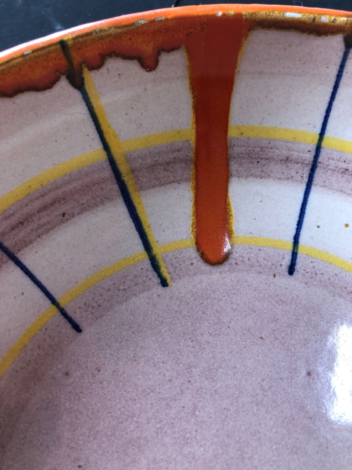 Abstract dish by Elfie Stadtler for Schramberg