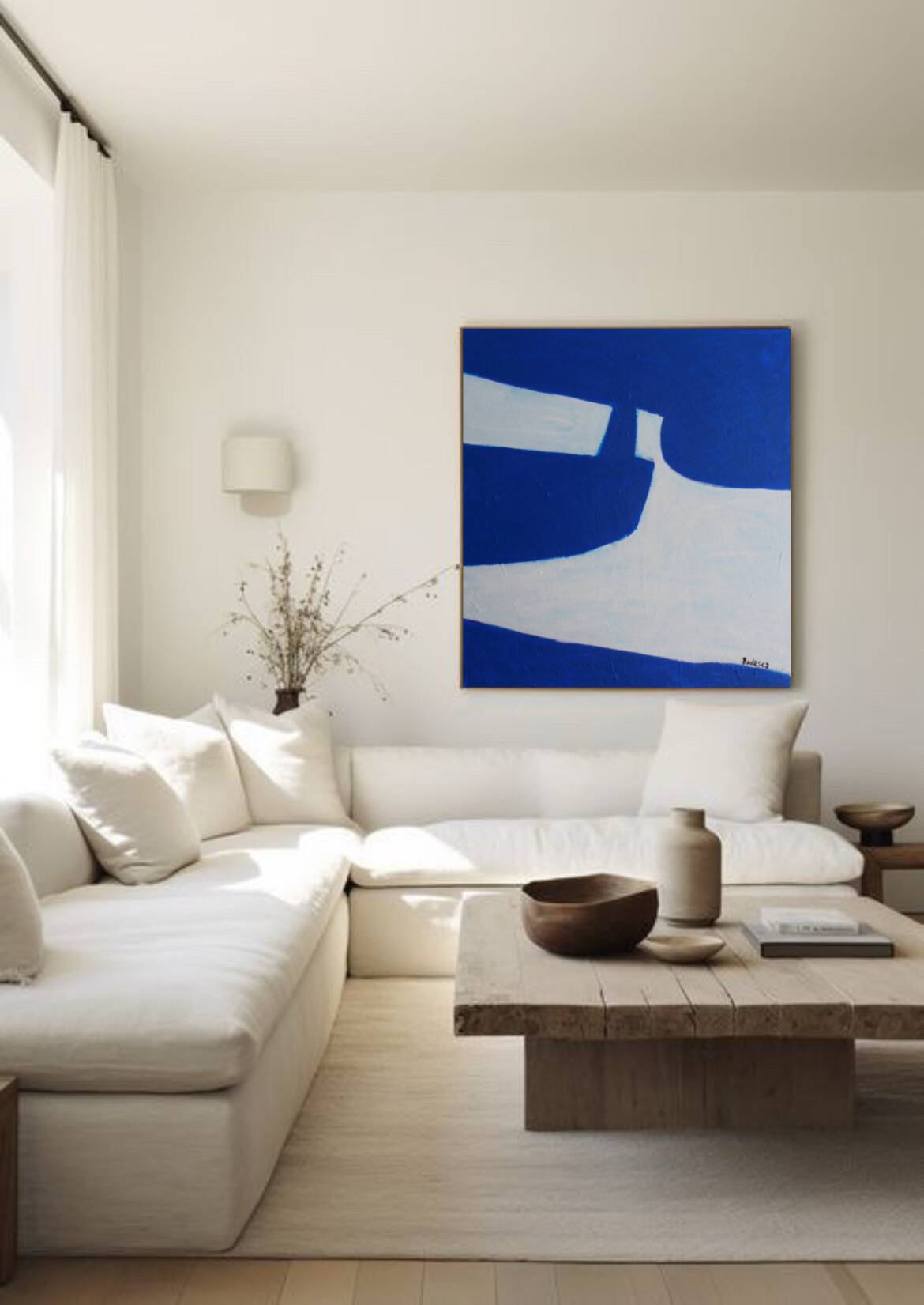 Contemporary art on canvas 80x80cm