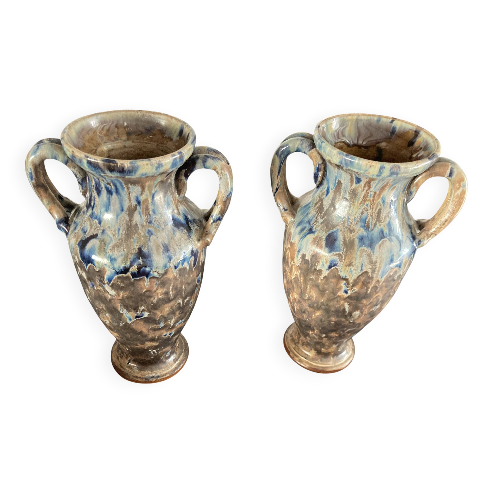 Paires de vases Renault Argent Cher