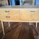 Light wood compact vintage sideboard