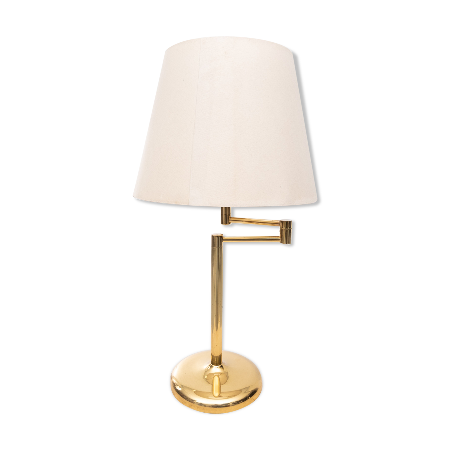 Solken Leuchten Brass Table Lamp, 1970s
