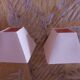 TWO BRASS WALL LIGHTS