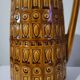 Ochre vase with handle, Scheurich Keramik, West Germany, 1960,70