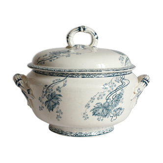 Soup pot in iron earth "Royat" U&C Sarreguemines