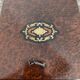 Jewelry box, Napoleon III, nineteenth century, cedar magnifying glass, rosewood, brass