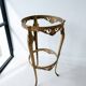 Classic gold marble side table