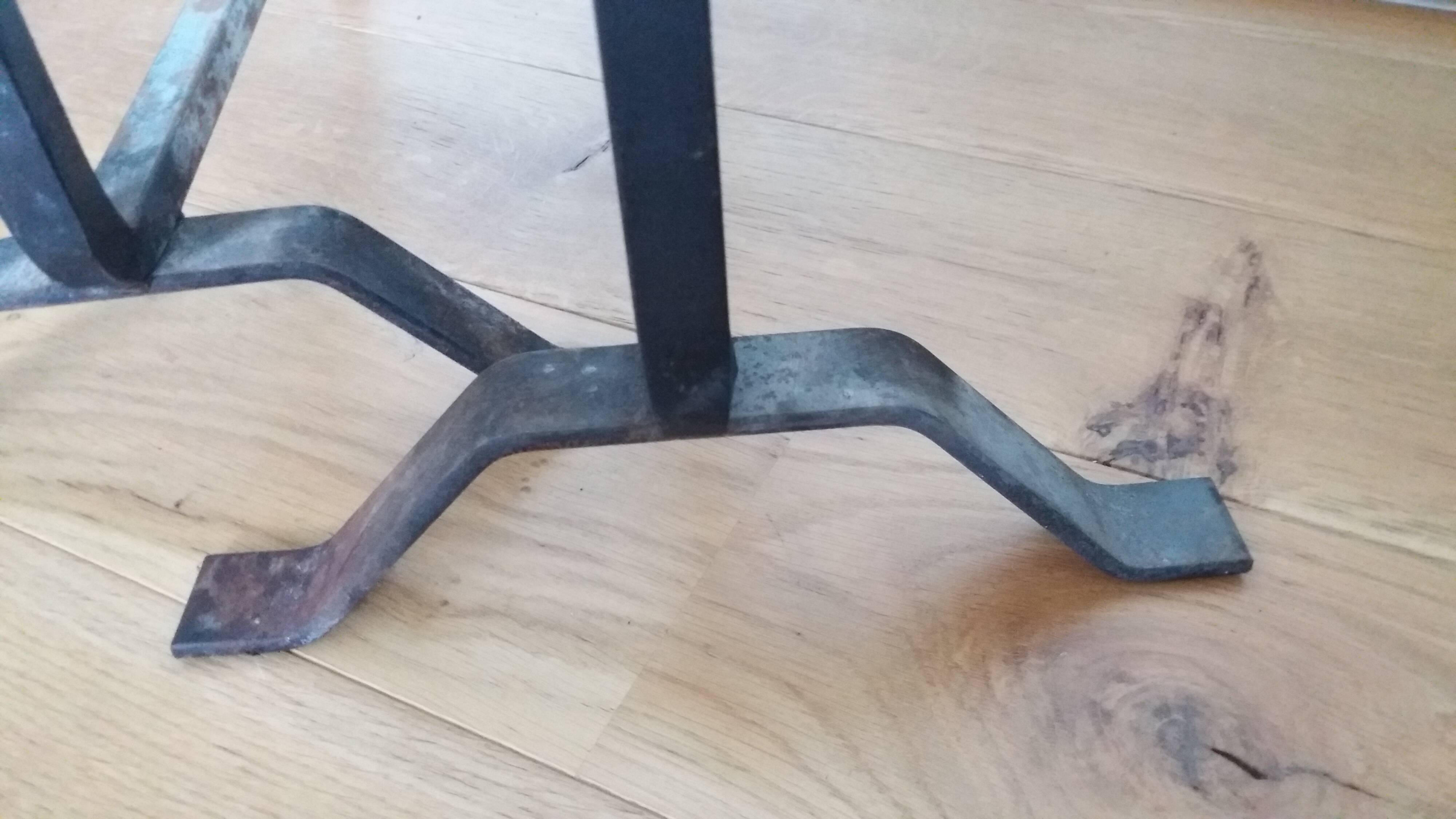 Chenets de cheminée tête laiton ou bronze