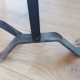 Chenets de cheminée tête laiton ou bronze