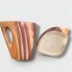 Grandjean Jourdan Vallauris Vintage ceramic faux bois orangeade set