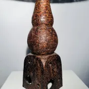 Lampe de table en grès par Pieter Groeneveldt, Pays-Bas, vers les années 1950.
