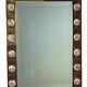 Bronze and Porcelain Mirror from Paris, 1950s