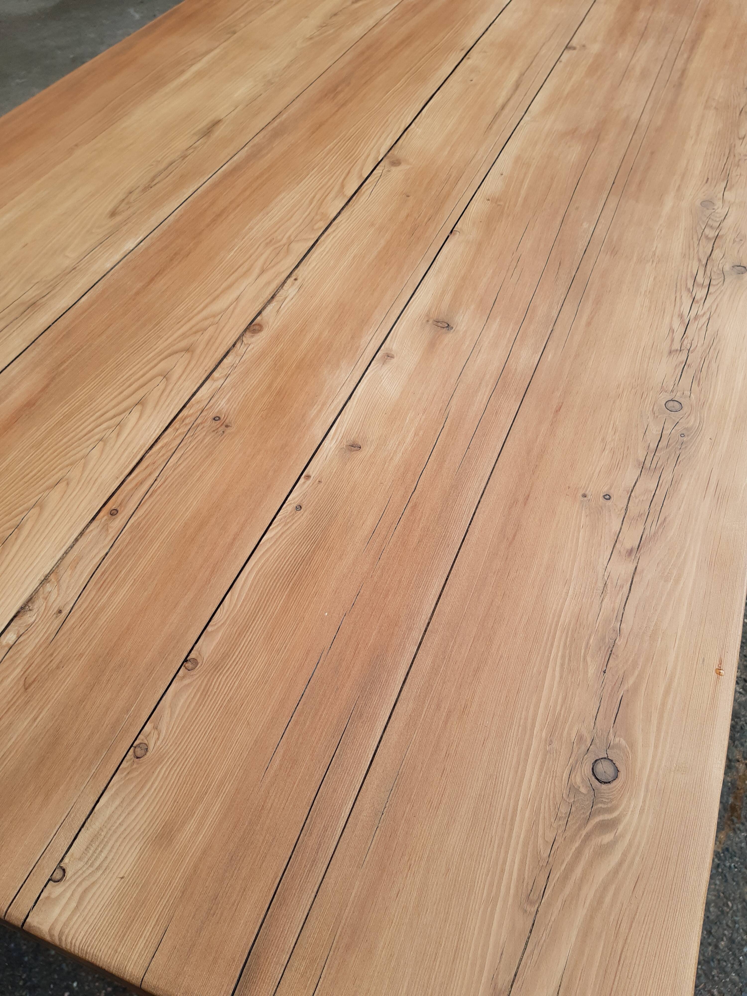 Restored old farmhouse table