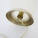 Chrome metal and Art Deco glass globe